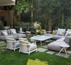 Итальянские Уличные столики - Кофейный столик Zefiro Outdoor Итальянские Уличные столики - Кофейный столик Zefiro Outdoor фабрика Flexform