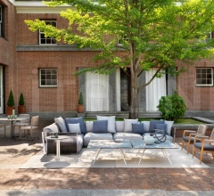 Итальянские Уличные столики - Кофейный столик Zefiro Outdoor Итальянские Уличные столики - Кофейный столик Zefiro Outdoor фабрика Flexform