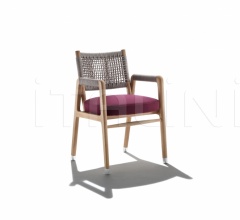 Итальянские Уличная мебель - Стул с подлокотником Ortigia Outdoor фабрика Flexform
