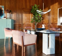 Итальянские Столы обеденные - Стол обеденный DELFI фабрика Cassina