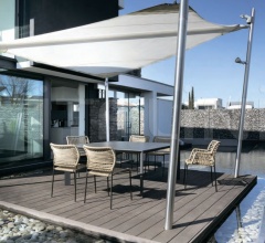 Итальянские Уличная мебель - Стул с подлокотниками CORDA 162 фабрика Tonon