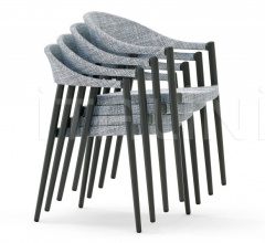 Стул с подлокотниками CLEVER DINING ARMCHAIR Стул с подлокотниками CLEVER DINING ARMCHAIR фабрика Varaschin