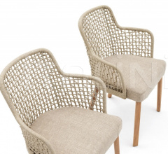 Стул с подлокотниками EMMA DINING ARMCHAIR Стул с подлокотниками EMMA DINING ARMCHAIR фабрика Varaschin