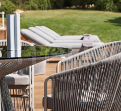 Стул с подлокотниками TIBIDABO DINING ARMCHAIR фабрика Varaschin