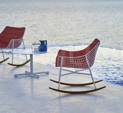 Итальянские Уличные кресла - Кресло-качалка SUMMER SET Итальянские Уличные кресла - Кресло-качалка SUMMER SET фабрика Varaschin