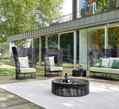 Итальянские Уличные кресла - Кресло TIBIDABO HIGH ARMCHAIR Итальянские Уличные кресла - Кресло TIBIDABO HIGH ARMCHAIR фабрика Varaschin