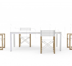 Стул с подлокотниками VICTOR director teak Стул с подлокотниками VICTOR director teak фабрика Varaschin