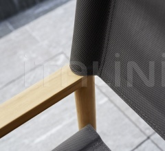 Стул с подлокотниками VICTOR director teak Стул с подлокотниками VICTOR director teak фабрика Varaschin