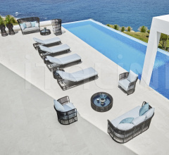 Итальянские Уличные шезлонги - Шезлонг TIBIDABO SUNLOUNGER Итальянские Уличные шезлонги - Шезлонг TIBIDABO SUNLOUNGER фабрика Varaschin