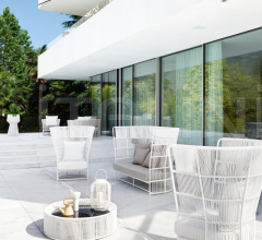 Итальянские Уличные столики - Кофейный столик TIBIDABO COFFEE TABLE фабрика Varaschin