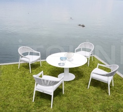 Итальянские Уличные столы - Стол обеденный BIG LOW Итальянские Уличные столы - Стол обеденный BIG LOW фабрика Varaschin