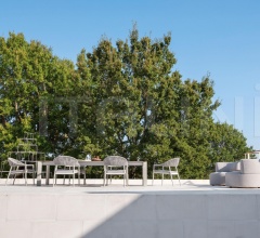 Итальянские Уличные столы - Стол обеденный DOLMEN LOW Итальянские Уличные столы - Стол обеденный DOLMEN LOW фабрика Varaschin