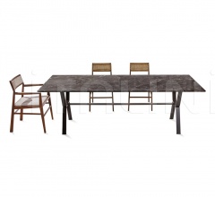 Итальянские Уличные столы - Стол обеденный DEER Итальянские Уличные столы - Стол обеденный DEER фабрика Varaschin