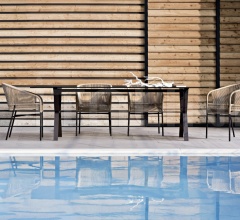 Итальянские Уличные столы - Стол обеденный DEER Итальянские Уличные столы - Стол обеденный DEER фабрика Varaschin