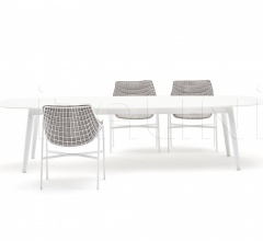 Итальянские Уличные столы - Стол обеденный ELLISSE Итальянские Уличные столы - Стол обеденный ELLISSE фабрика Varaschin