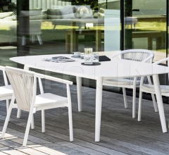 Итальянские Уличные столы - Стол обеденный ELLISSE Итальянские Уличные столы - Стол обеденный ELLISSE фабрика Varaschin