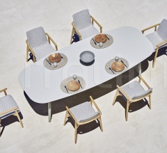 Итальянские Уличные столы - Стол обеденный ELLISSE Итальянские Уличные столы - Стол обеденный ELLISSE фабрика Varaschin