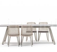 Итальянские Уличные столы - Стол обеденный KOLONAKI Итальянские Уличные столы - Стол обеденный KOLONAKI фабрика Varaschin