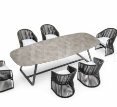 Итальянские Уличные столы - Стол обеденный KOLONAKI Итальянские Уличные столы - Стол обеденный KOLONAKI фабрика Varaschin