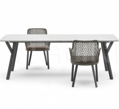 Итальянские Уличные столы - Стол обеденный LINK Итальянские Уличные столы - Стол обеденный LINK фабрика Varaschin