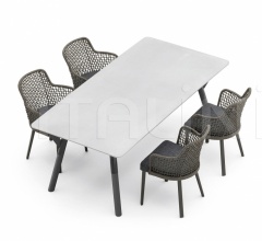 Итальянские Уличные столы - Стол обеденный LINK Итальянские Уличные столы - Стол обеденный LINK фабрика Varaschin