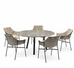 Итальянские Уличные столы - Стол обеденный LINK Итальянские Уличные столы - Стол обеденный LINK фабрика Varaschin