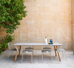 Итальянские Уличные столы - Стол обеденный LINK Итальянские Уличные столы - Стол обеденный LINK фабрика Varaschin