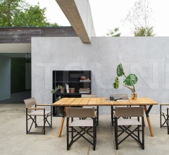 Итальянские Уличные столы - Стол обеденный LINK Итальянские Уличные столы - Стол обеденный LINK фабрика Varaschin