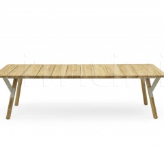 Итальянские Уличные столы - Стол обеденный LINK LOW Итальянские Уличные столы - Стол обеденный LINK LOW фабрика Varaschin