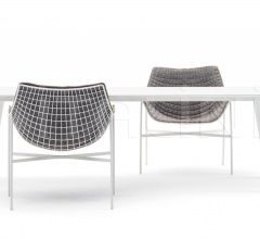 Итальянские Уличные столы - Стол обеденный LINK LOW Итальянские Уличные столы - Стол обеденный LINK LOW фабрика Varaschin