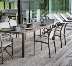 Итальянские Уличные столы - Стол обеденный VICTOR Итальянские Уличные столы - Стол обеденный VICTOR фабрика Varaschin