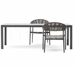 Итальянские Уличные столы - Стол обеденный VICTOR LOW Итальянские Уличные столы - Стол обеденный VICTOR LOW фабрика Varaschin