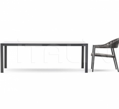 Итальянские Уличные столы - Стол обеденный VICTOR LOW Итальянские Уличные столы - Стол обеденный VICTOR LOW фабрика Varaschin