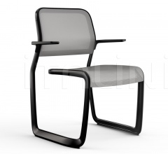 Стул с подлокотниками Newson Aluminum Chair with Arms Стул с подлокотниками Newson Aluminum Chair with Arms фабрика Knoll