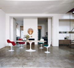 Стул с подлокотниками Saarinen Tulip Armchair Стул с подлокотниками Saarinen Tulip Armchair фабрика Knoll