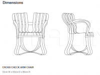 Кресло Cross Check Arm Chair Knoll