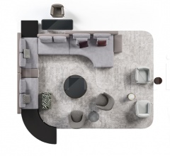 Итальянские Гостиная - Модульный диван Daniels Итальянские Гостиная - Модульный диван Daniels фабрика Minotti