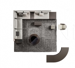 Итальянские Гостиная - Модульный диван Daniels Итальянские Гостиная - Модульный диван Daniels фабрика Minotti