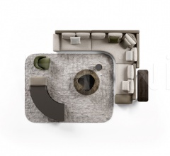 Итальянские Гостиная - Модульный диван Daniels Итальянские Гостиная - Модульный диван Daniels фабрика Minotti