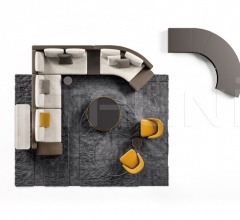 Итальянские Гостиная - Модульный диван Daniels Итальянские Гостиная - Модульный диван Daniels фабрика Minotti