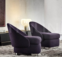 Итальянские Кресла - Кресло Lawson Lounge фабрика Minotti