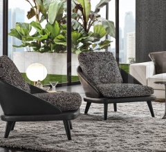 Итальянские Кресла - Кресло Lawson Lounge Legs фабрика Minotti