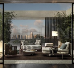 Итальянские Уличные столики - Столик Tape Outdoor Итальянские Уличные столики - Столик Tape Outdoor фабрика Minotti