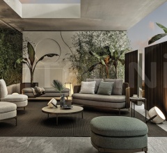 Итальянские Уличные столики - Столик Tape Outdoor Итальянские Уличные столики - Столик Tape Outdoor фабрика Minotti