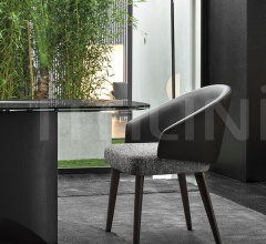 Итальянские Столовая - Стул с подлокотниками Lawson Dining фабрика Minotti