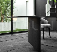 Итальянские Столовая - Стол обеденный Wedge Dining фабрика Minotti