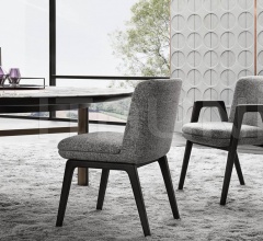 Итальянские Столовая - Стул Lance фабрика Minotti