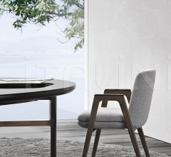 Итальянские Столовая - Стул с подлокотниками Lance фабрика Minotti
