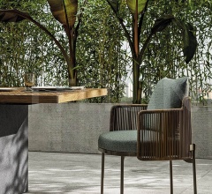 Итальянские Уличные стулья - Стул Tape Cord Outdoor фабрика Minotti