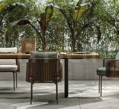 Итальянские Уличные стулья - Стул Tape Cord Outdoor фабрика Minotti